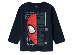 Name It dark sapphire Spiderman blouse